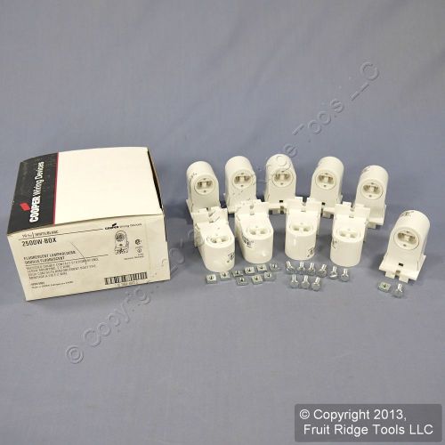 10 cooper high output ho vho t8 t12 fluorescent light lamp holder sockets 2500w for sale