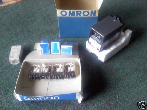 Omron Solid State Timer/Relays -pt # TDF/ H3Y/ M-4=9pcs