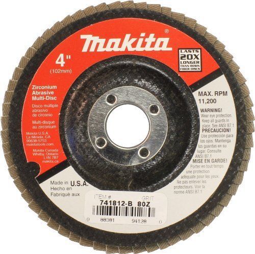 Makita 741812-B-10 4-Inch Multi Disc #80  10-Pack