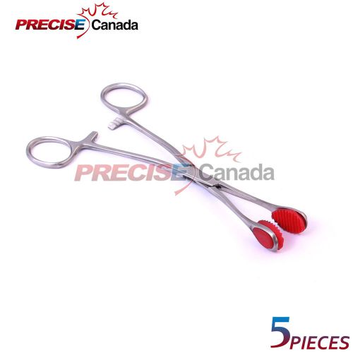 SET OF 5 YOUNG TONGUE FORCEPS SURGICAL ORAL MEDICAL INSTRUMENT