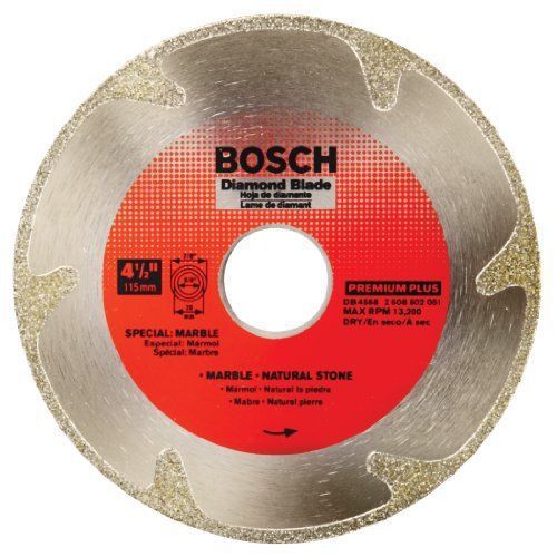 Bosch db4568 4-1/2-inch diamond blade marble premium plus for sale