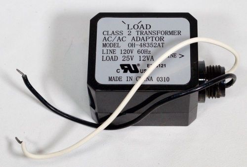 Class 2 Transformer AC/AC Adaptor OH-48352AT 120V 60Hz 25V 12VA E203121 No Box