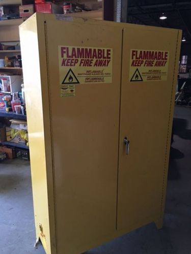 Eagle flammable storage cabinet model 1947 45 gallon storage capacity for sale