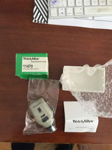 New Welch Allyn 11470 Standard Halogen Ophthalmoscope Exam Head #2378