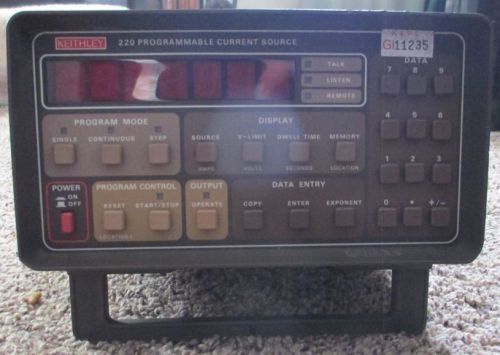 Keithley 220 Programmable current source