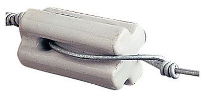 Gallagher G692034 Bullnose Insulator-PORCELAIN BULLNOSE INSUL