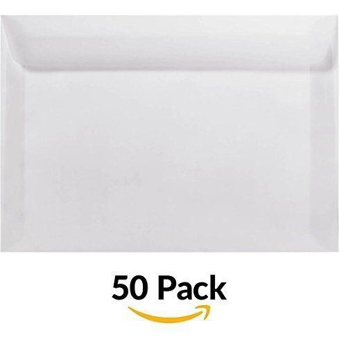 6 x 9 Booklet Envelopes - Clear Translucent (50 Qty.)