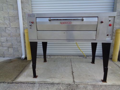 Vulcan hustler heavy duty commercial gas stone deck 6 pie pizza oven y600 for sale