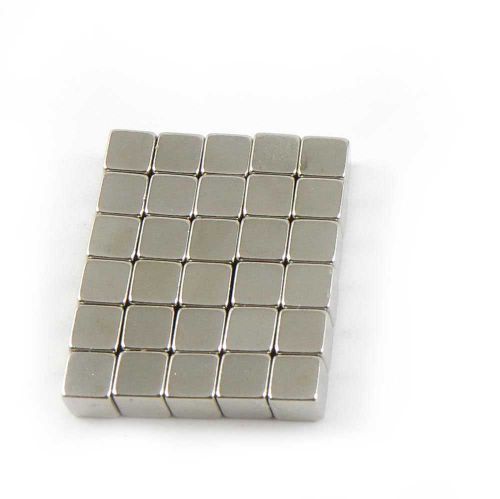 Strong Neodymium Magnets N35 Project NdFeB 4x4x4mm Cube 5/32&#034; x 5/32&#034; x 5/32&#034;