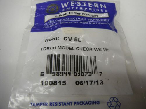 western enterprises torch cheack valve cv-8l