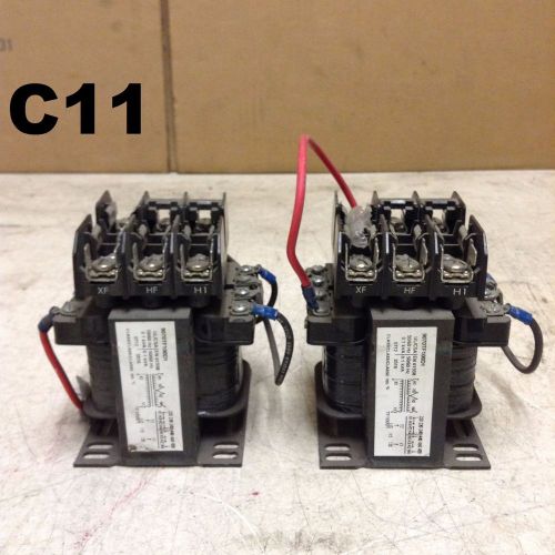 Square d 9070tf100d1 control transformer 600v 30a- lot of 2 for sale