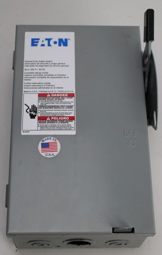 Eaton  Type 1 Enclosed 3-Pole Disconnect Switch  DG321NGB USG