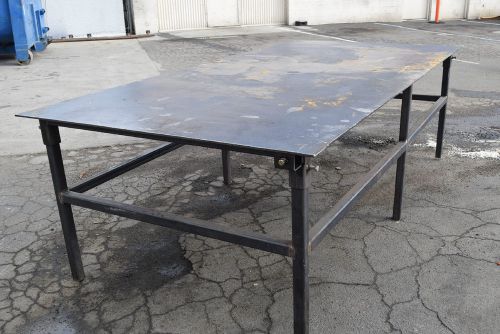 New~steel weld work layout fabrication bench table 60&#034; x 120&#034; adjustable welding for sale