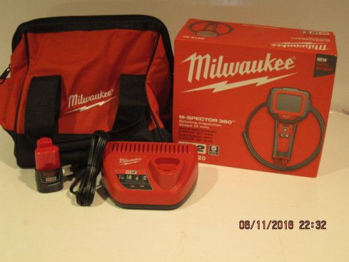 Milwaukee 2313-21 M12 12V M-Spector 360 Inspection Scope Camera KIT-UPGRADE-NEW!