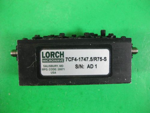 Lorch Microwave -- 7CF4-1747.5/R75-S -- Used