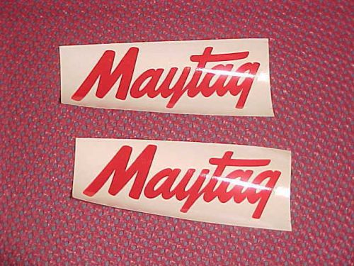 Maytag Engine Motor Wringer Washer Decal  Pair