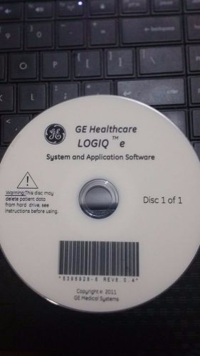 GE LOGIQ E SOFTWARE AND APPLICATION