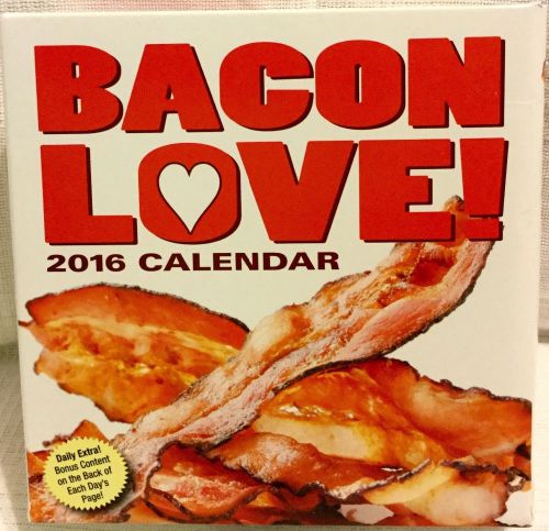Bacon Love! 2016 Day-to-Day Calendar by Andrews McMeel publishing Daily Recipes