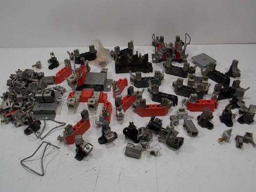 LARGE LOT OF METER SOCKET PARTS PIECES JAWS AND MORE SEE PICS