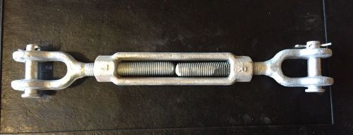 3/4&#034; x  6&#034; Jaw/Jaw Hot Dipped Galvanized Forged Turnbuckle