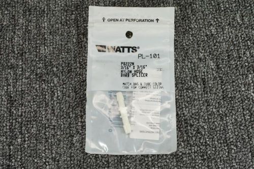 Watts nylon hose barb splicer pl-101 3/16&#034; x 3/16&#034; for sale