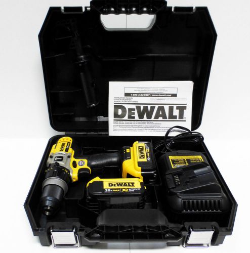 DeWALT DCD985 20V MAX* Lithium Ion Premium 3-Speed Hammerdrill Kit (4.0 Ah)