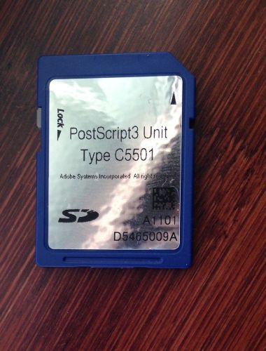 RICOH POSTSCRIPT 3 TYPE C5501 RICOH MPC4501 / MPC5501 / MPC3001 / MPC3501