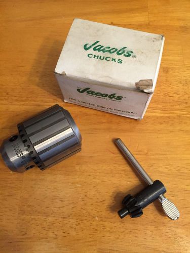 Jacobs 33BA 5/8-16  Cap 5/64-1/2 Inch  2-13 mm Drill Chuck With Key