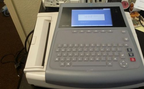 GE MAC 1600 EKG unit in very nice condition as pictured