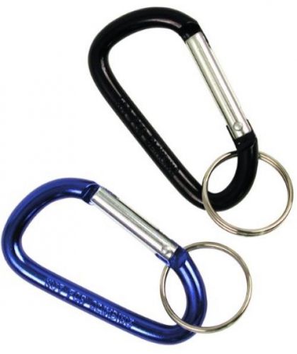 Custom Accessories 37756 2-1/8 Long Carabineer Key Ring, (Twin Pack)