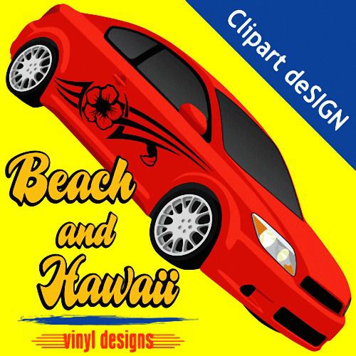 Hawaii clipart-vinyl cutter plotter images-eps vector clip art cd for sale