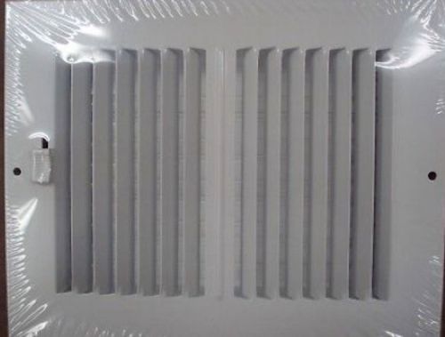 (2) proselect 8&#034; x 6&#034; sidewall ceiling diffuser grille for sale