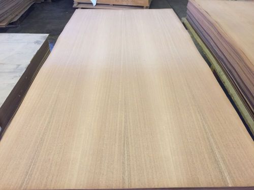 Wood Veneer QTR Mahogany 1 Pc 10Mil Paper Backed &#034;EXOTIC&#034; STOCK