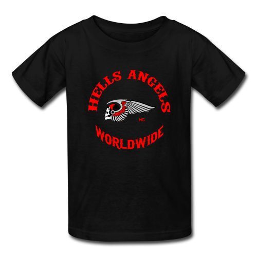 New Rare Design hell angels worlwide USA Logo T-Shirt Size 2XL