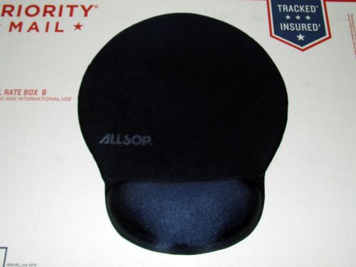 Allsop memory gel foam mouse pad~w/ wrist rest~blue~10&#034; x 8.5&#034;~30206 ergonomic for sale