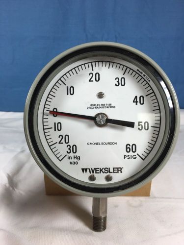 Weksler 4.5&#034; 30-0-60 Mil-Spec Gauge