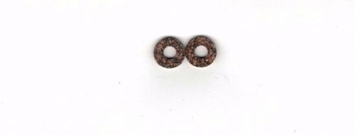 Pair hit &amp; miss gas engine motor sight glass gasket 1/2&#034; od 3/16&#034; id for sale