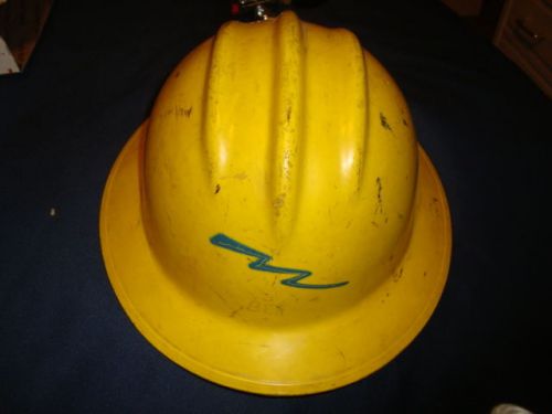 VINTAGE HARD HAT HARD BOILED E D BULLARD USA 1954 ORIGINAL SAFETY HAT