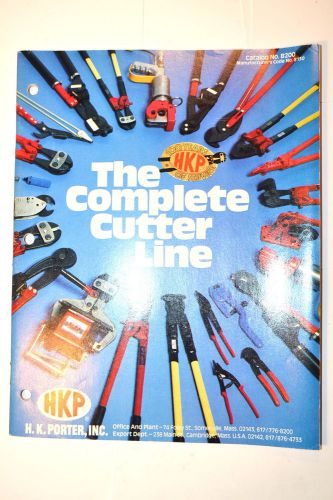1979 h.k. porter hkp complete cutter line catalog no. b200  #rr974 bolt cable for sale