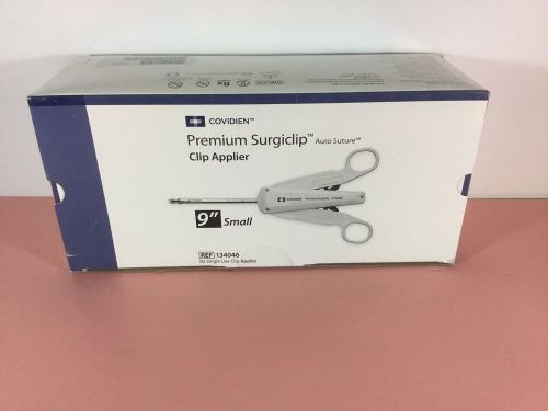 Covidien AutoSuture Premium Surgiclip Clip Applier 9&#034; Ref 134046 - Box of 6