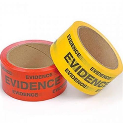 New Authentic Forensics Source Evidence Box Sealing Tape Red 2&#034; Wide 3-4302