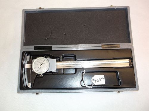 Brown &amp; Sharpe No. 579-3 Machinist Dial Caliper (0-6&#034; Range) .001&#034;, Swiss Made