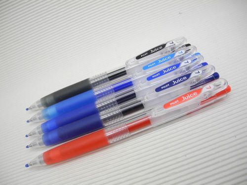 Black, Blue, Red, A.Blue, L.Blue Pilot Juice 0.7mm gel ink ball point pen (Japan