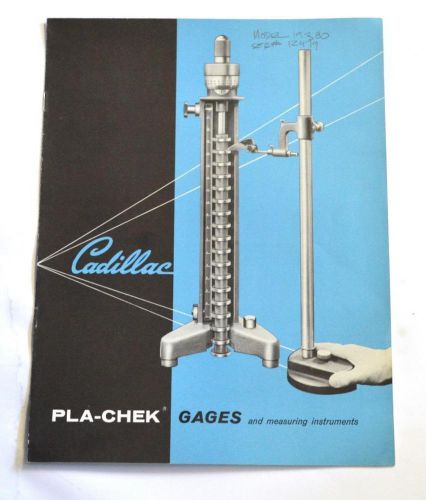 Cadillac cg-121d-360 gages brochure for sale