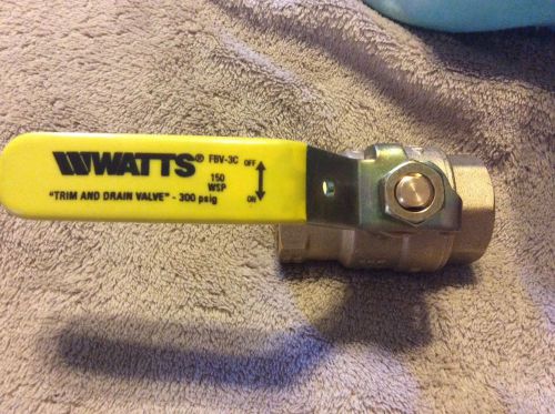 Watts 1&#034; ball valve 600 wog for sale