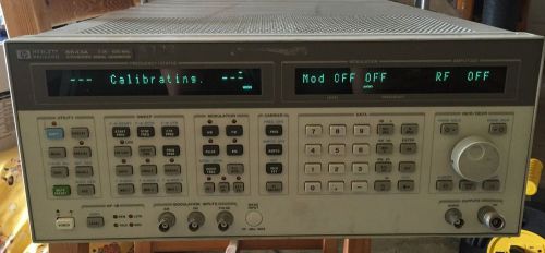 Hewlett Packard HP 8643A synthesized signal generator Opt HO2 &amp; KO1 0.26 - 1030M