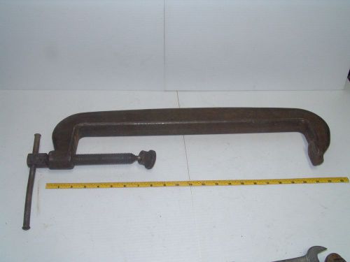 JH WILLIAMS AGRIPPA No 118 19&#034; Drop Forged C Clamp Welding Holding Clamp