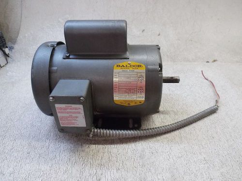 Baldor 1/2 hp motor 1140 rpm, 115/208-230 volt, fr 56/56h, 1 phase (used) for sale