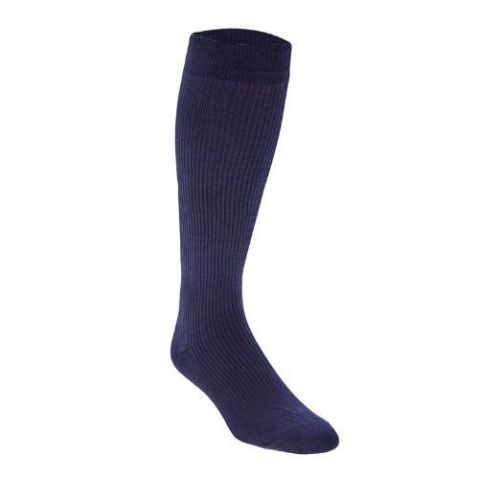 Casual Cotton 15-20mmHg Closed Toe Men&#039;s Knee High Sz A (6.5-8.5) Navy, 186CA10