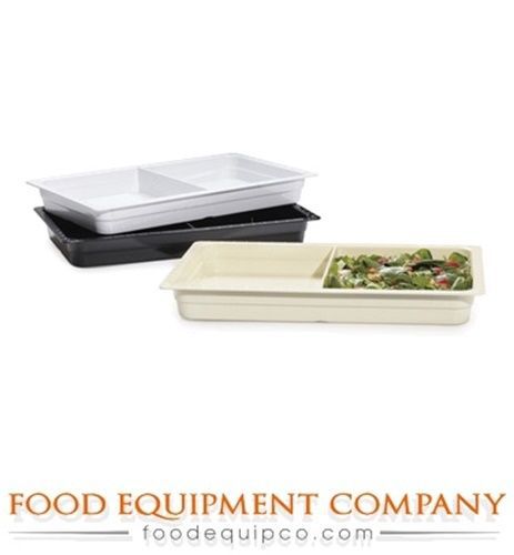 GET Enterprises ML-26-W 2-Comp Full Size White Food Pan